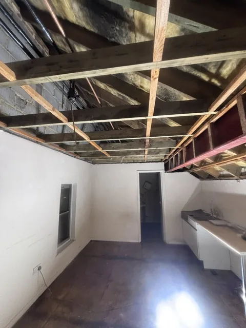 Controlled artex plasterboard strip-out in Plumstead